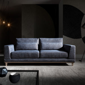AMBRA 3 Seater Max Sofa | Many Types Of Leather And Fabrics