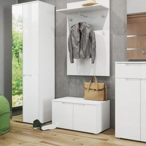 Modern 2 Door Cabinet With Mirror - SELENE | laminated chipboard