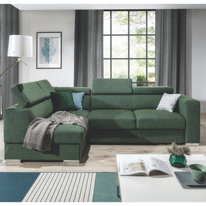 ESSENZA Medium Size Corner Sofa Bed | Comfortable Bed At Any Time