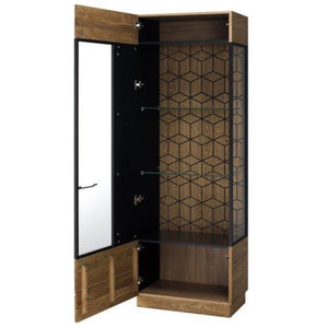 1 Door Display Unit (L) - MOSAIC | Solid Brushed Wood