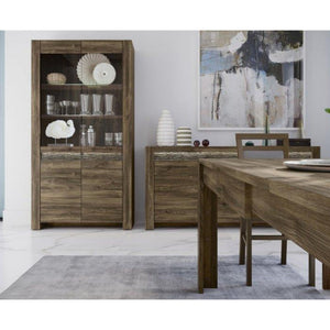 Stylish Large 2 Door Display Cabinet - BELVEDER | Furniture Board