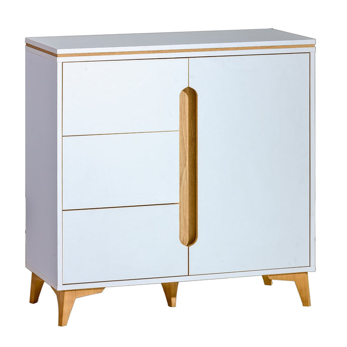 Modern Style Small Sideboard - GAPPA | WHITE | laminated chipboard