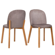 Load image into Gallery viewer, Set of 2 Upholstered  Chairs DOT  | Solid Oak Wood