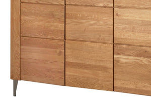 3 Door Display Unit - LATINA | Solid Oak Wood