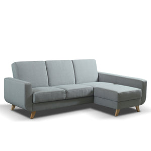 ALFRED Small Unique Corner Sofa Bed | 2280mm X 1500mm | Many upholstery materials