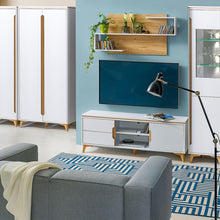 Load image into Gallery viewer, Unique TV Stand - GAPPA | WHITE | laminated chipboard