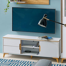 Load image into Gallery viewer, Unique TV Stand - GAPPA | WHITE | laminated chipboard