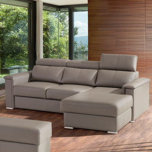 TERRACE Small Modern Corner Sofa Bed | 2450mm X 1830mm | Many upholstery materials