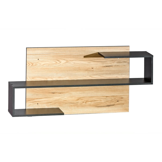 Unique Wall Shelve Panel - GAPPA | BLACK | laminated chipboard