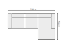 Load image into Gallery viewer, EASTWOODS | NEW Medium Size Corner Sofa &quot;GINGER&quot; | 2640mm X 1620mm | Many materials | 2020 Design - EASTWOODS