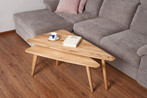 Stylish Small Table LOGAN  | Solid Oak Wood