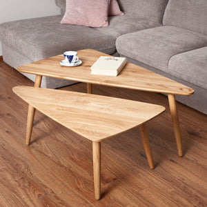 Stylish Large Coffee Table LOGAN | Solid Oak Wood