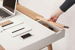 Stylish & Practical Desk OMNI |  Solid Oak Wood