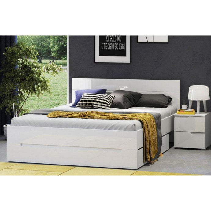 Modern Bed - SELENE | laminated chipboard