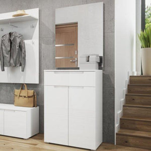 Modern Hanging Mirror - SELENE | laminated chipboard