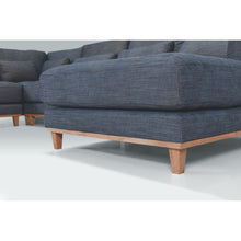 Załaduj obraz do przeglądarki galerii, AMBRA Sofa w kształcie litery U | Dostępne w wielu materiałach.