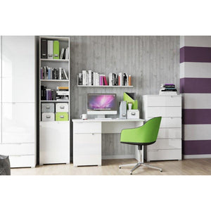 Modern 2 Hanging Wall Shelf - SELENE | laminated chipboard