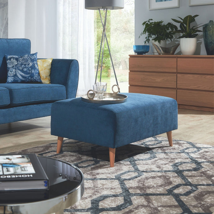 Modern footstool ALIOR| Many upholstery materials