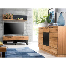 Load image into Gallery viewer, Hanging Shelf - Mosaic | Solid Brushed Wood
