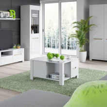 Load image into Gallery viewer, Modern Coffe Table &amp; 2 Drawers - ICE | laminated furniture board