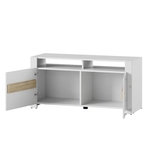 Modern 2 Door TV Unit - ICE | laminated furniture board