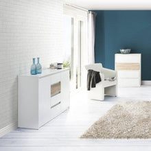 Load image into Gallery viewer, Modern 2 Door &amp; 4 Drawer Sideboard - VENICE | foilded chipboard