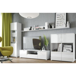 Modern Hanging Wall Shelf - SELENE | Laminated Chipboard