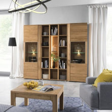 Load image into Gallery viewer, 1 Door Display Unit (R)- LOCARNO | Solid Oak Wood