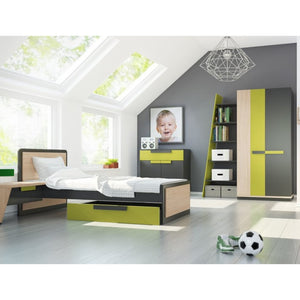 Modern 3-Door Wardrobe  - WOW | Laminated Chipboard