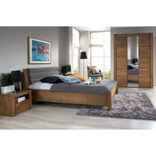 Load image into Gallery viewer, Modern Bedside Table - VELVET | solid oak front