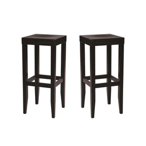 Set of 2 New Stylish Stools | Solid Beech Wood | wenge 155