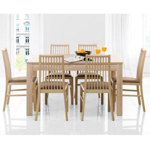 Upholstered Chair MARS Collection | Solid Oak Wood