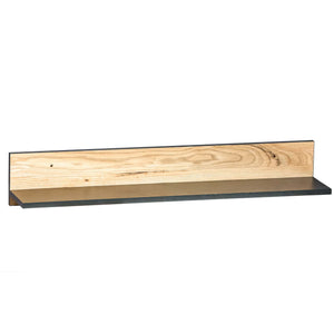 Simple Wall Shelve - GAPPA | BLACK | laminated chipboard
