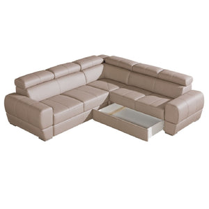 VENTURO Large Modern Corner Sofa Bed | 2550mm X 2350mm | Variety of materials