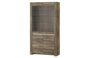 EASTWOODS | Stylish Wood Large 2 Door Display Cabinet - BELVEDER Collection! | 2020 - EASTWOODS