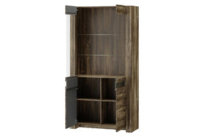 EASTWOODS | Stylish Wood Large 2 Door Display Cabinet - BELVEDER Collection! | 2020 - EASTWOODS