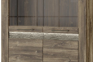 EASTWOODS | Stylish Wood Large 2 Door Display Cabinet - BELVEDER Collection! | 2020 - EASTWOODS