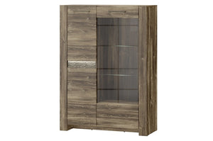 EASTWOODS | Stylish Modern Wood Medium 2 Door Display Cabinet - BELVEDER Collection! | 2020 - EASTWOODS