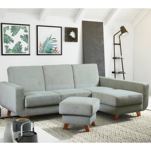 ALFRED Modern footstool | Many upholstery materials