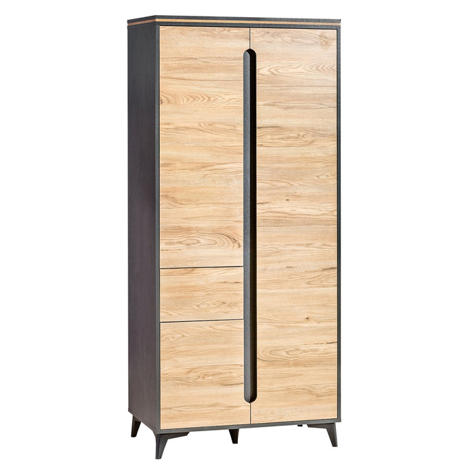 Modern Wardrobe - GAPPA | BLACK | laminated chipboard