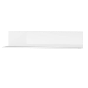 Modern 2 Hanging Wall Shelf - SELENE | laminated chipboard