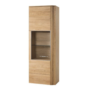 EASTWOODS |  Modern Solid Wood 1 Door Display Unit (L)- LOCARNO Collection! | 2020 - EASTWOODS