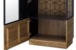EASTWOODS |  Modern Solid Wood 1 Door Display Unit (L)  - MOSAIC Collection! | 2020 - EASTWOODS