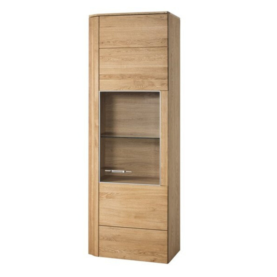 EASTWOODS |  Modern Solid Wood 1 Door Display Unit (R)- LOCARNO Collection! | 2020 - EASTWOODS