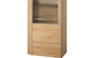 EASTWOODS |  Modern Solid Wood 1 Door Display Unit (R)- LOCARNO Collection! | 2020 - EASTWOODS