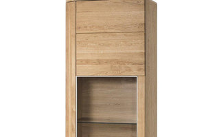 EASTWOODS |  Modern Solid Wood 1 Door Display Unit (R)- LOCARNO Collection! | 2020 - EASTWOODS