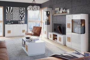 EASTWOODS |  Modern Solid Wood 1 Door Display Unit - WOOD Collection! | 2020 - EASTWOODS