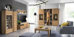 EASTWOODS |  Modern Solid Wood 2 Door Display Unit - LOCARNO Collection! | 2020 - EASTWOODS