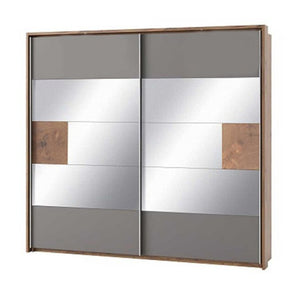 EASTWOODS |  Modern Solid Wood 2-Door Wardrobe with Mirror - LIVORNO Collection! | 2020 - EASTWOODS