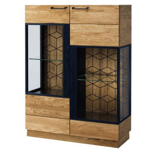 EASTWOODS |  Modern Solid Wood 2-Doors Display Unit 2 - MOSAIC Collection! | 2020 - EASTWOODS